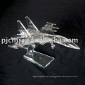 Custiomize el modelo tradicional de barco de dragón de cristal para souvenir y regalos